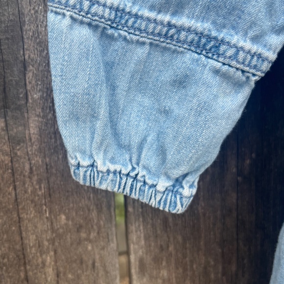 12-18 M Gap Denim Long Sleeved Dress - Picture 3 of 7